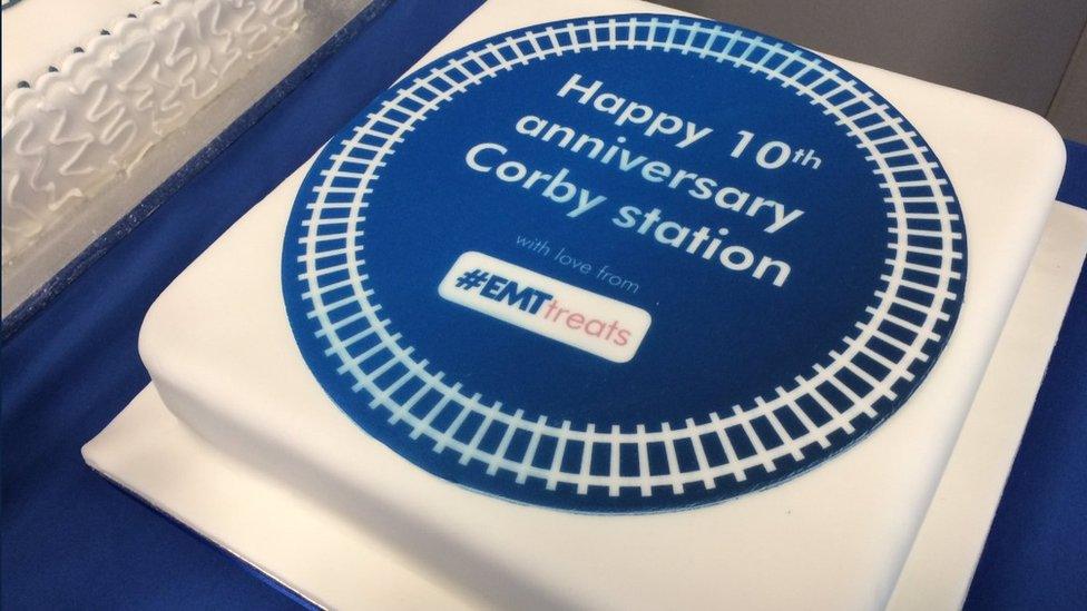 Corby birthday cake