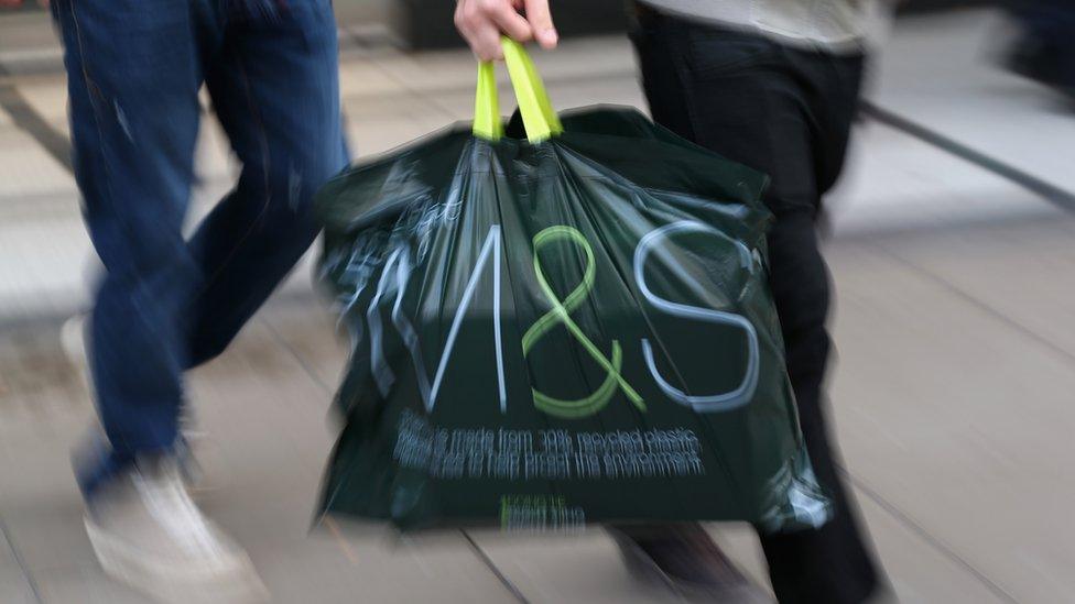 M&S shopping bag