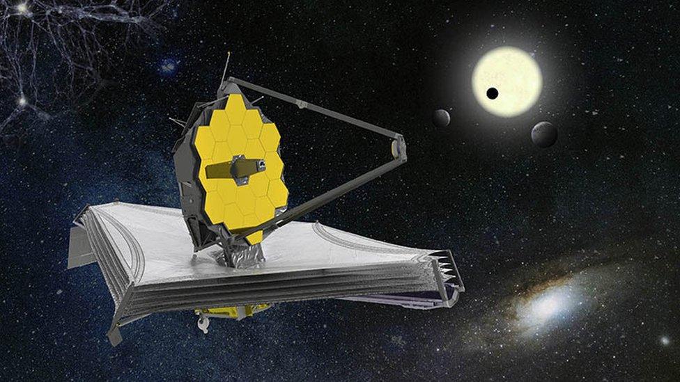 Illustration of the James Webb Space Telescope