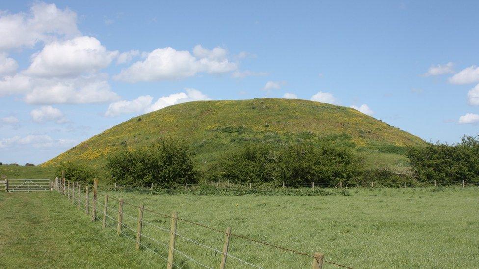 Iron Age mound at Skipsea Castle