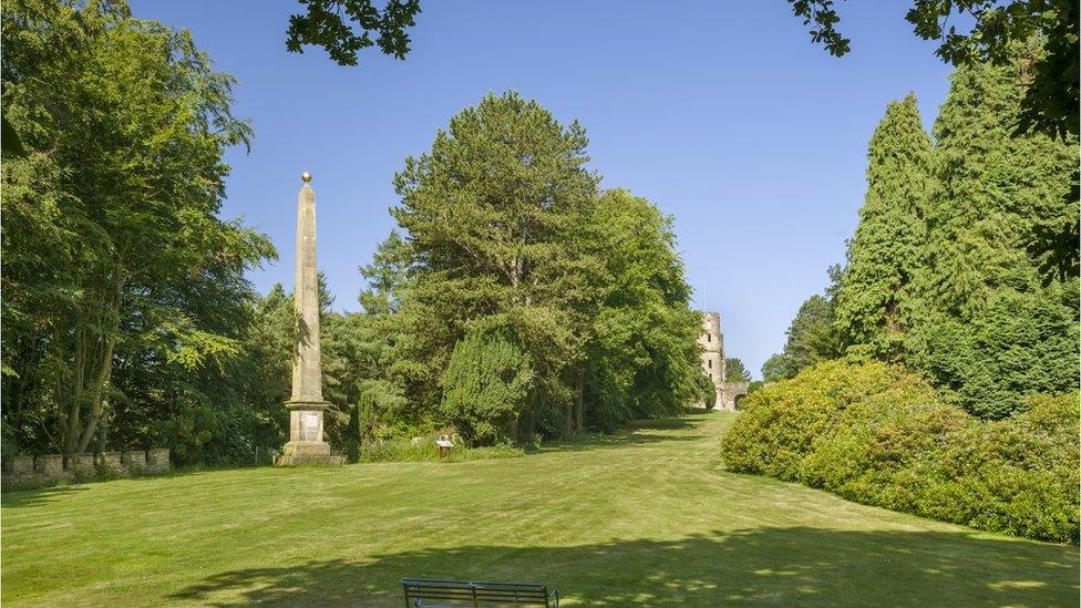 The Obelisk at Wentworth Castle Garden has been elevated to Grade II*