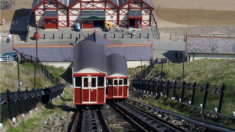 Saltburn cliff tramway