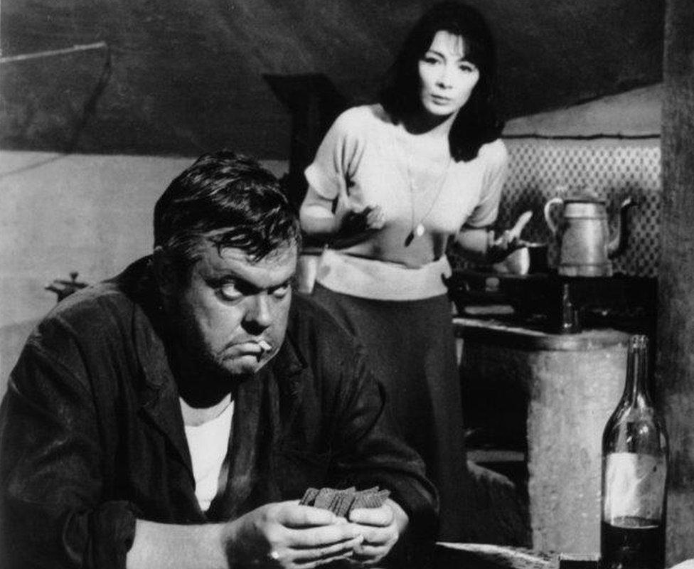 Orson Welles and Juliette Gréco