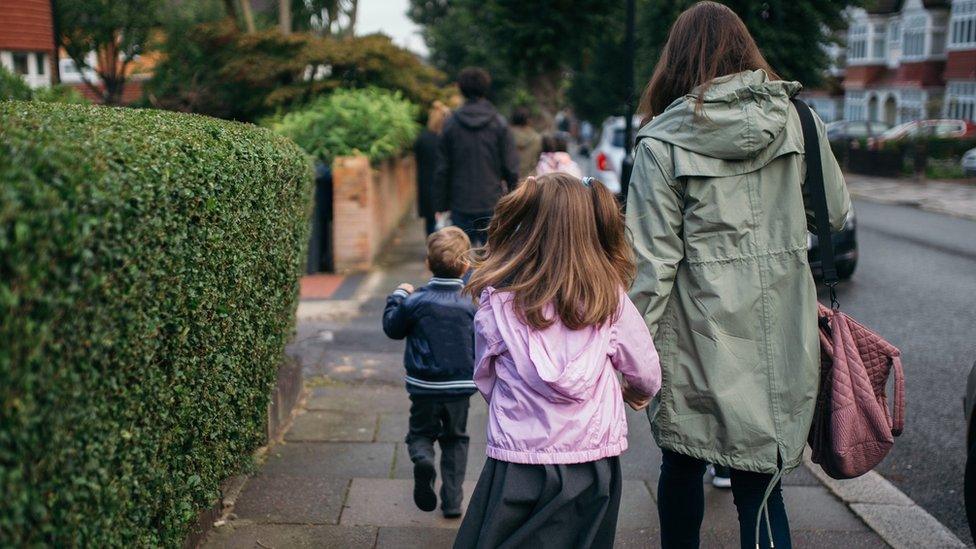 Vehicles are banned near school pick up and drop off zones around 350 schools in London