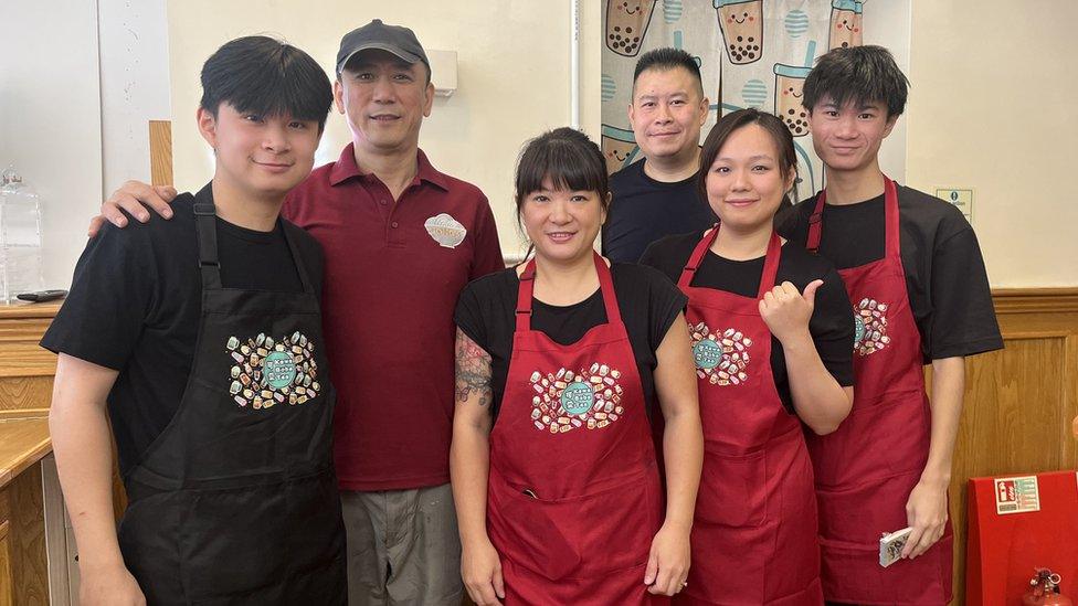 The team at Kawaii Boba Tea in Crewe