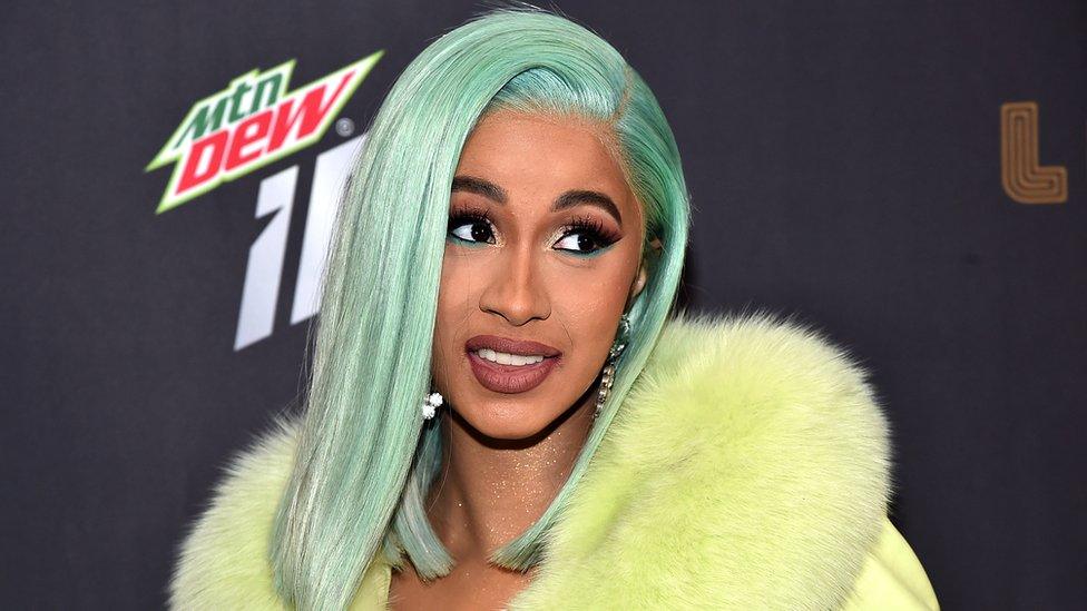 Rapper Cardi B at an event