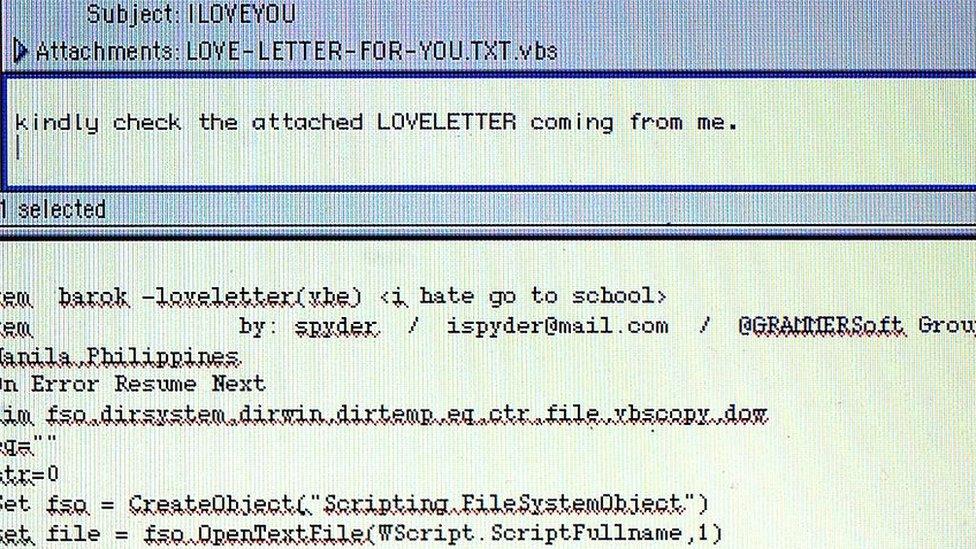 ILOVEYOU malware