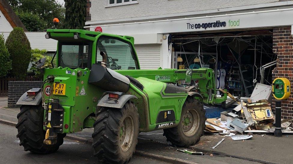 Ram-raid in Scraptoft