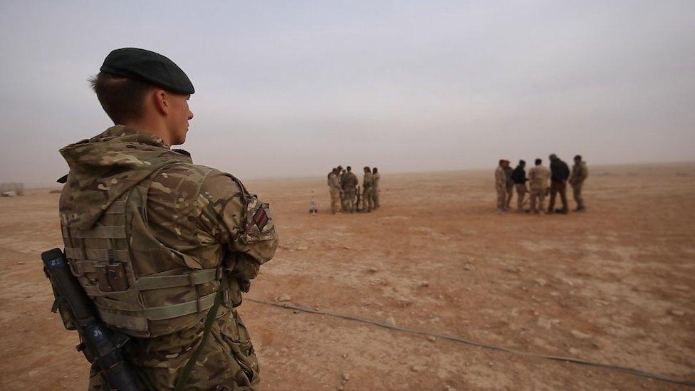 Iraqi security forces in training