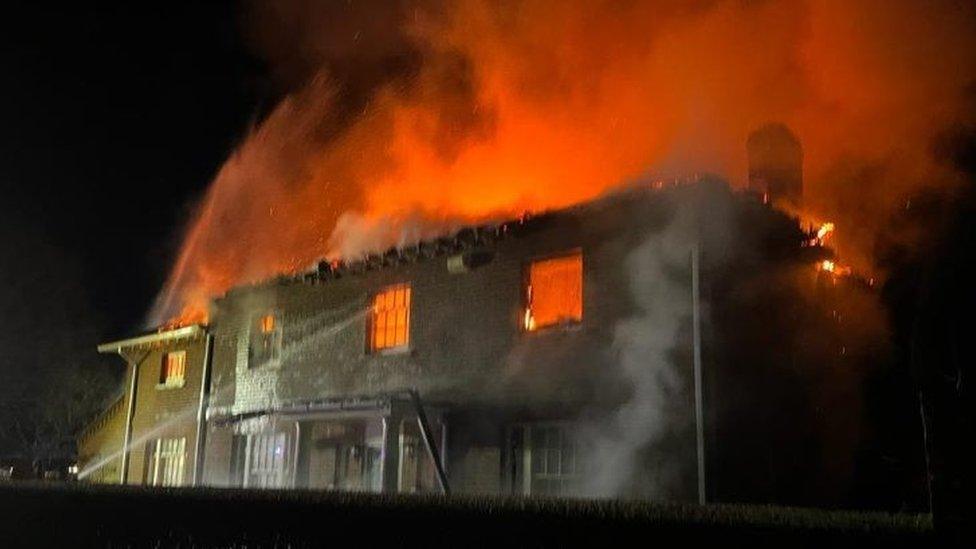 Alresford house fire