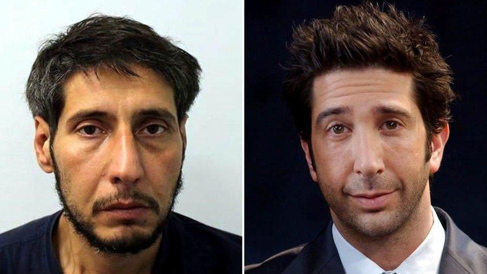 Abdulah Husseini (left_ and David Schwimmer