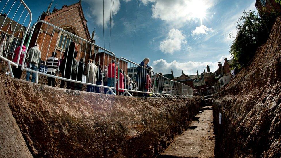 Greyfriars excavation