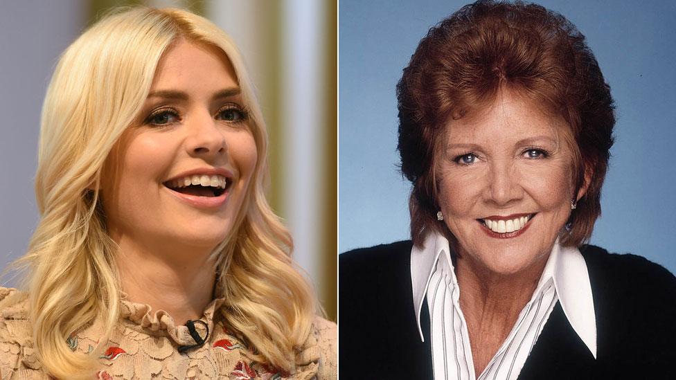 Holly Willoughby and Cilla Black