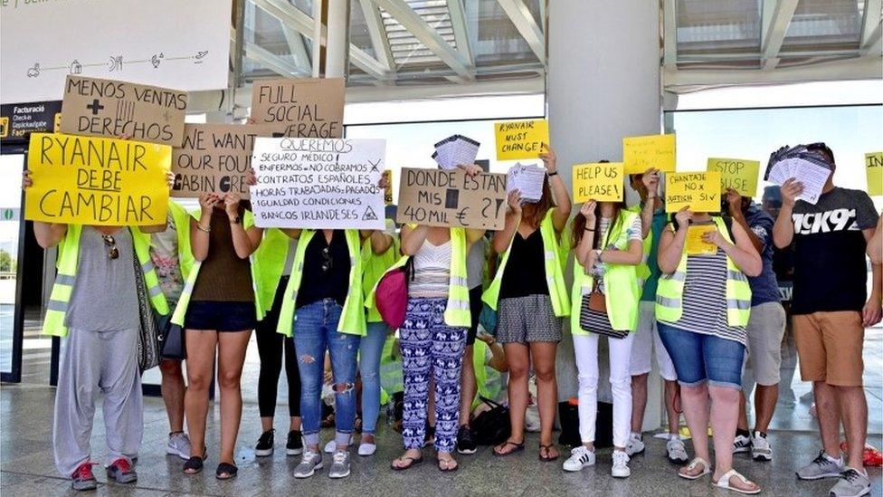 Ryanair strikers