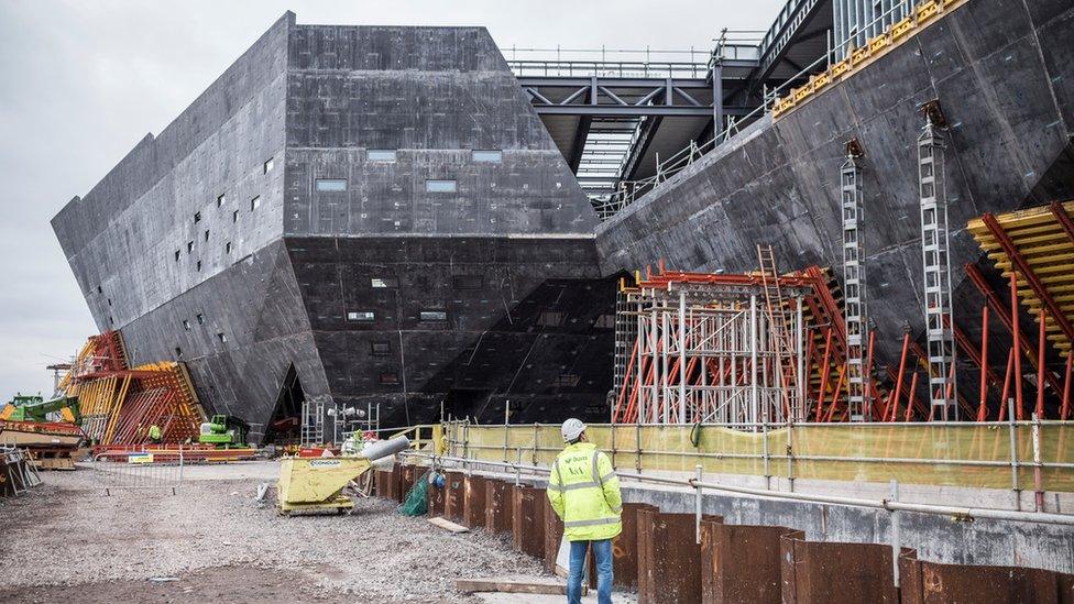 V&A Dundee construction