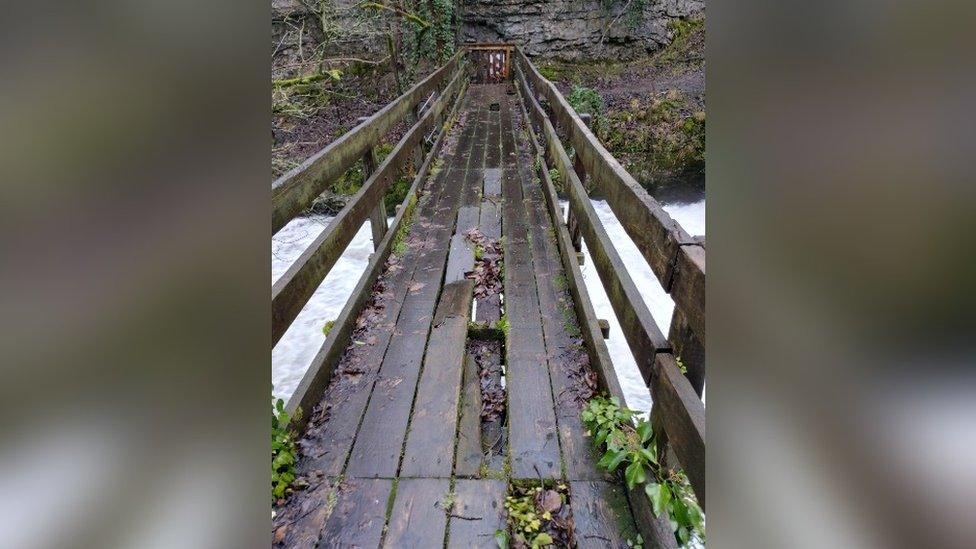 Cressbrook Mill Bridge