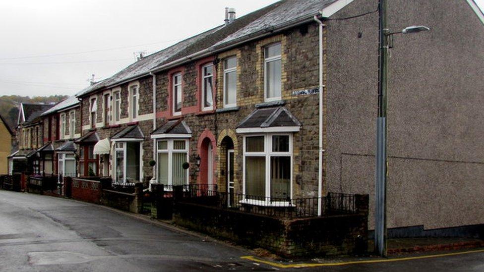 Poplar Terrace houses, Charlesville, Torfaen