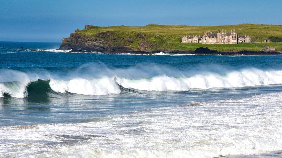 Waves near Portballintrae