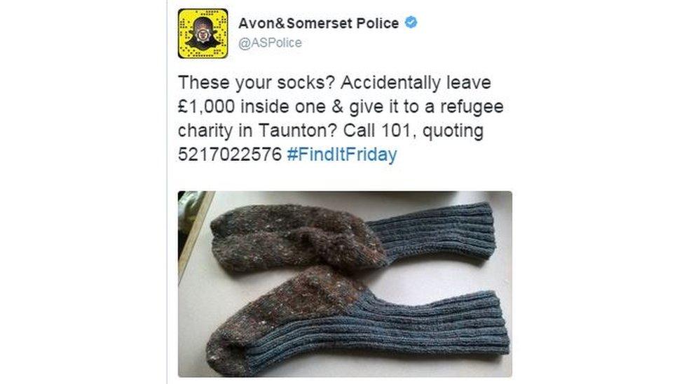 Sock tweet