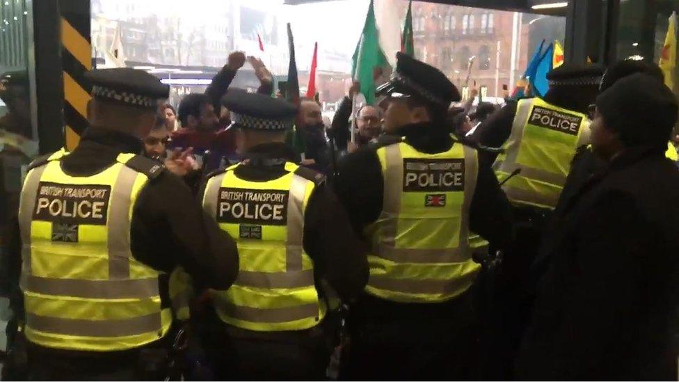 Police at Kings Cross