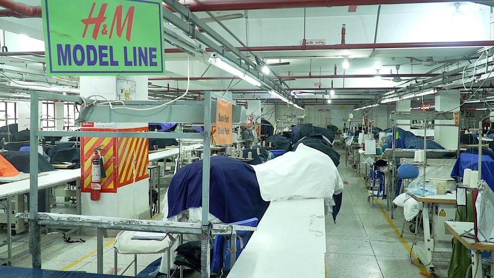 An empty factory in Bangladesh