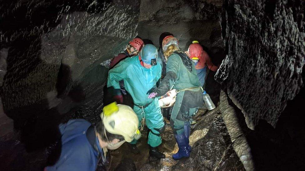 Cave rescue