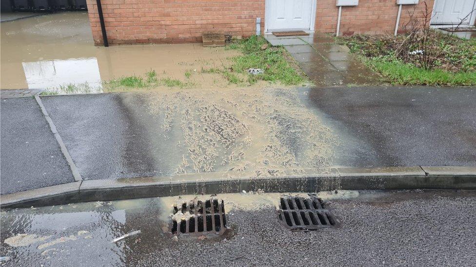 The sewage flood on Barn Owl Close