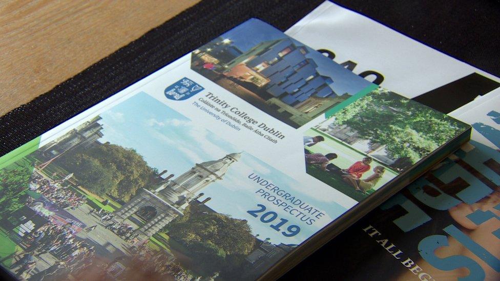 A prospectus for Trinity College in Dublin