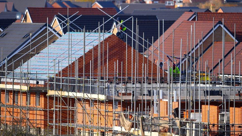 construction on a new housing development