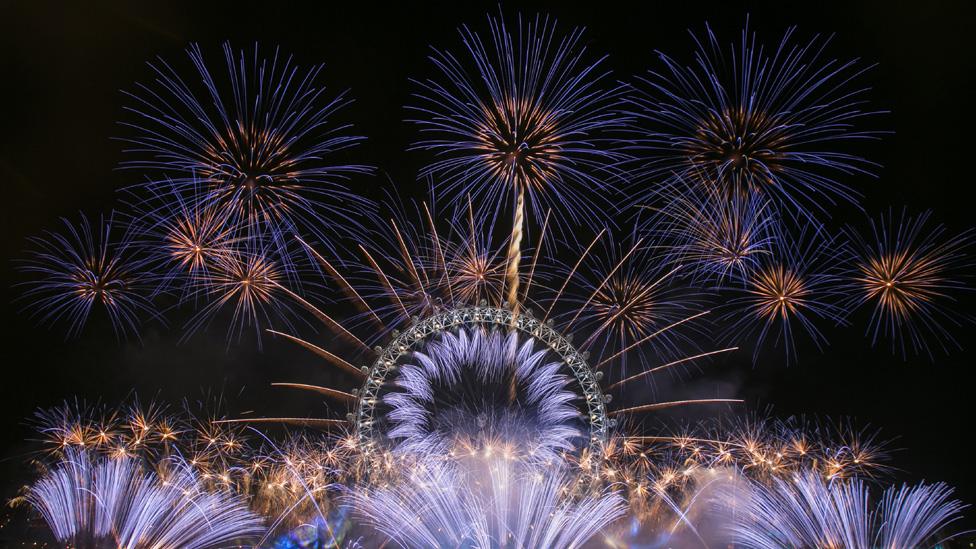 Fireworks in London