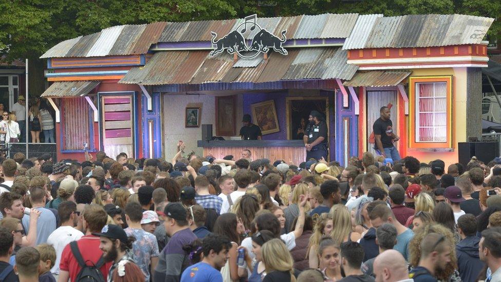 People attending the Caribbean Carnival of Manchester