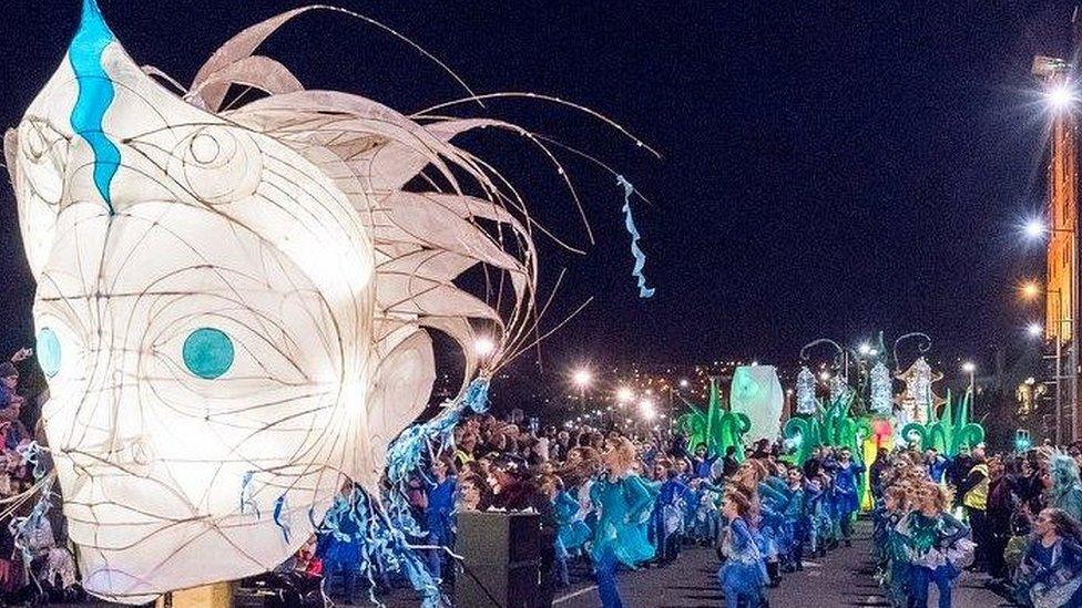 Halloween carnival in Derry