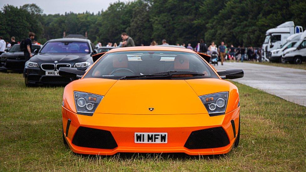 A Lamborghini Murcielago