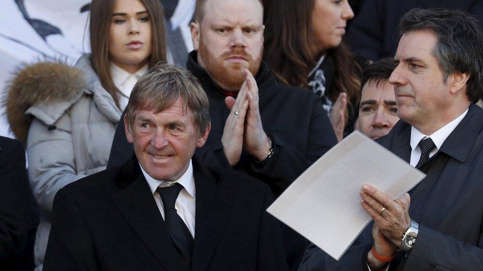 Kenny Dalglish at the vigil