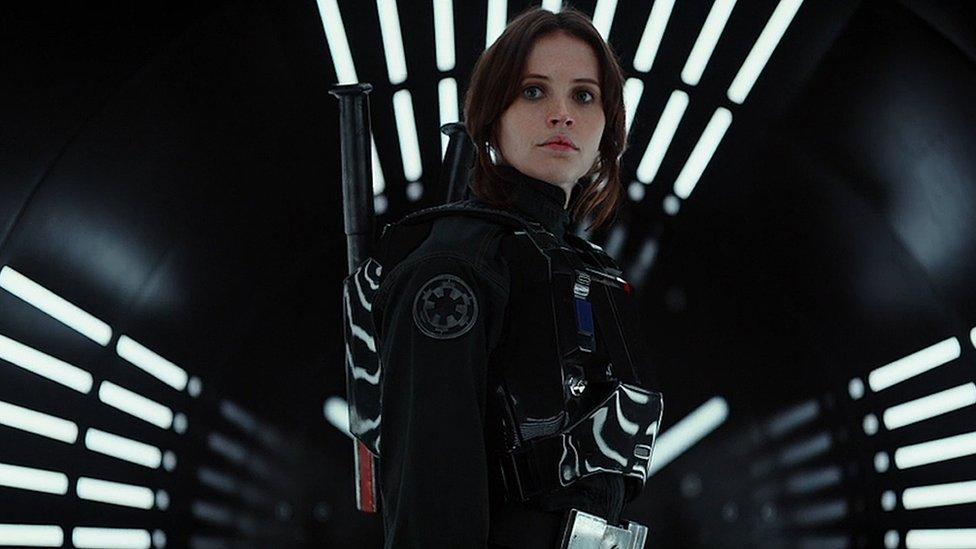 Felicity Jones plays Jyn Erso