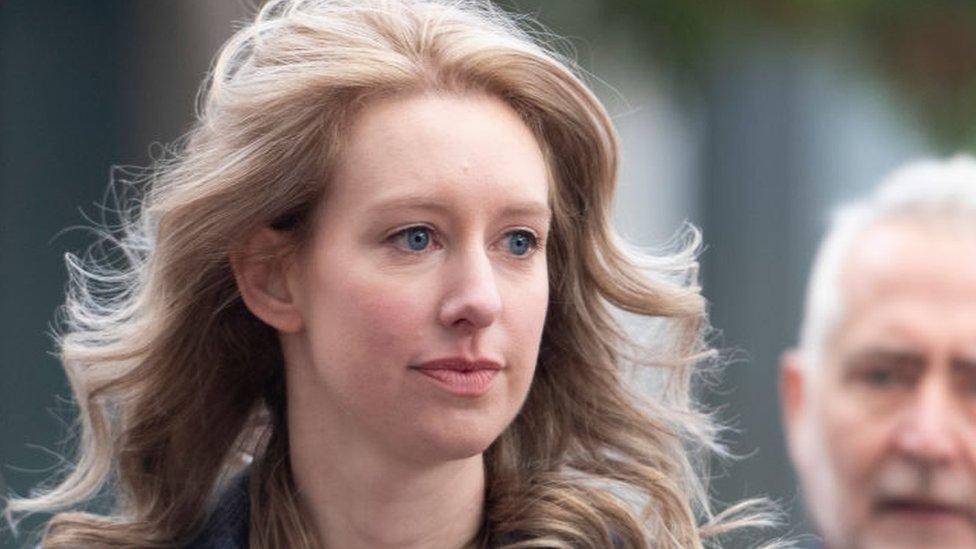 Elizabeth Holmes, founder and former CEO of Theranos, arrives for motion hearing on Monday, November 4, 2019, at the U.S. District Court House