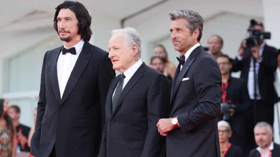 Adam Driver, Michael Mann and Patrick Dempsey