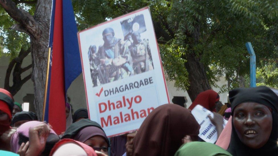 The demonstrators in Mogadishu - 02 January 2020