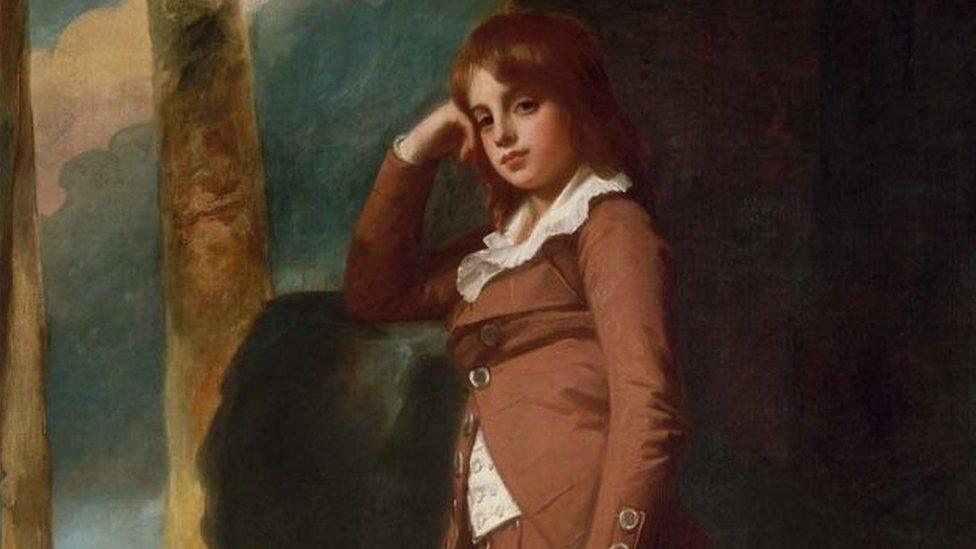 Master Thornhill by the 18th Century artist George Romney