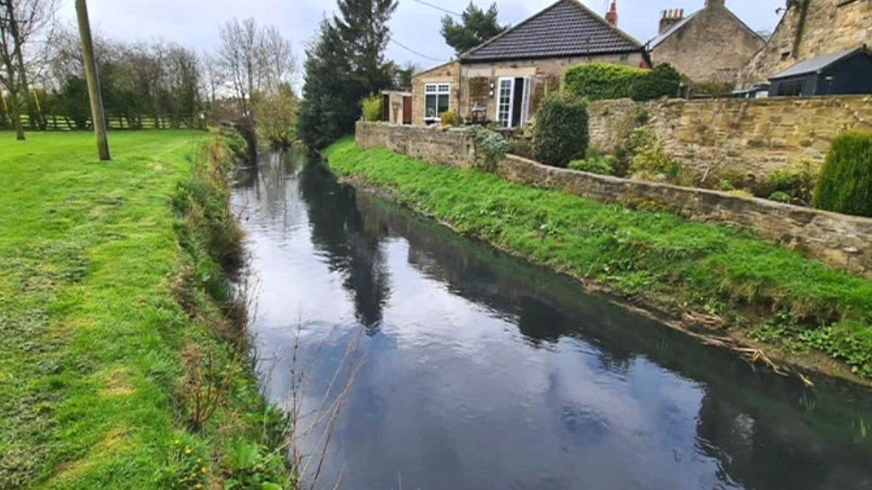 Image of pollution in the river