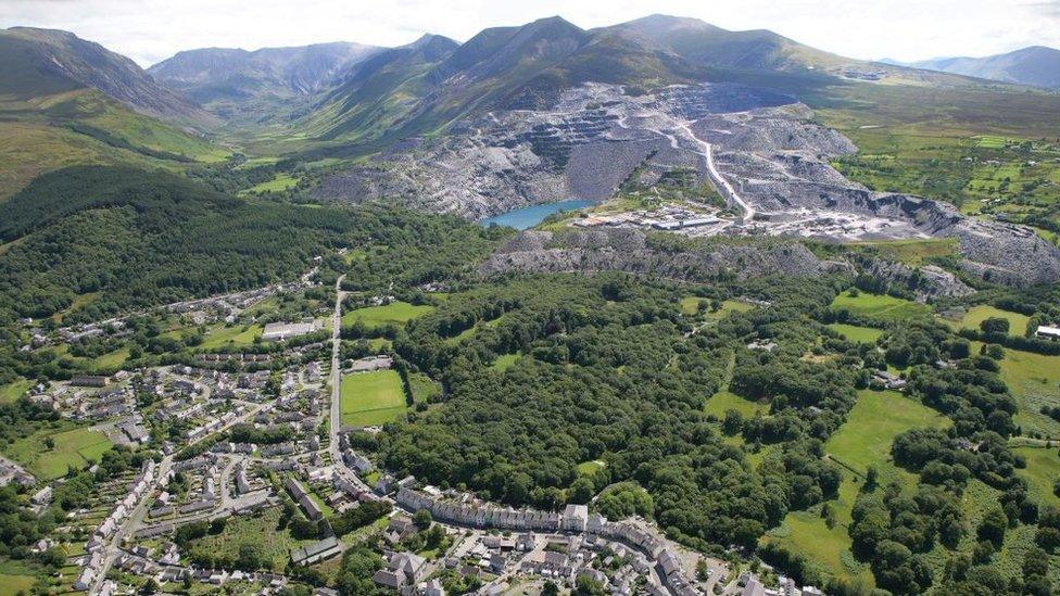 Bethesda and Penrhyn slate quarry