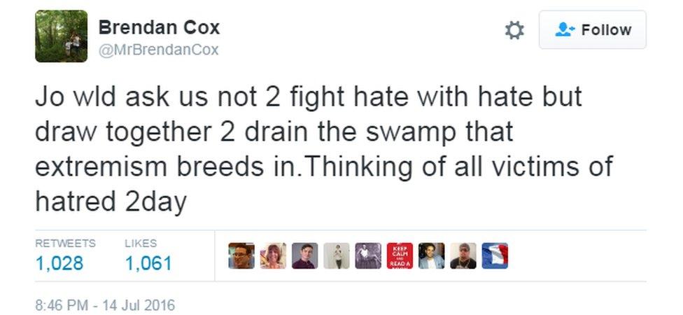 Brendan Cox tweet