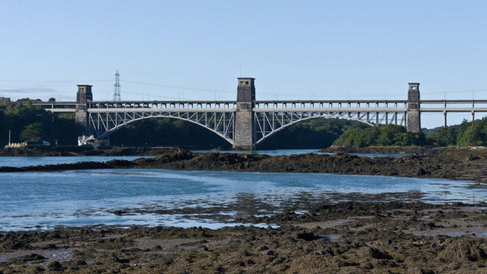 The Britannia Bridge