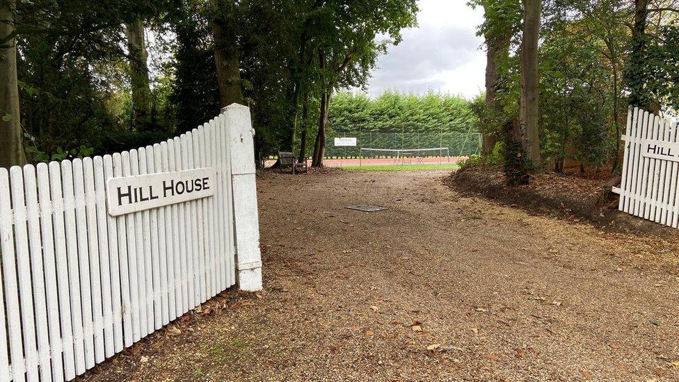 gated entrance to a house