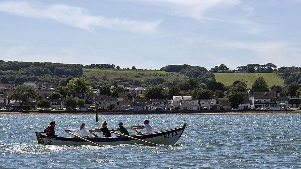 Passing boat