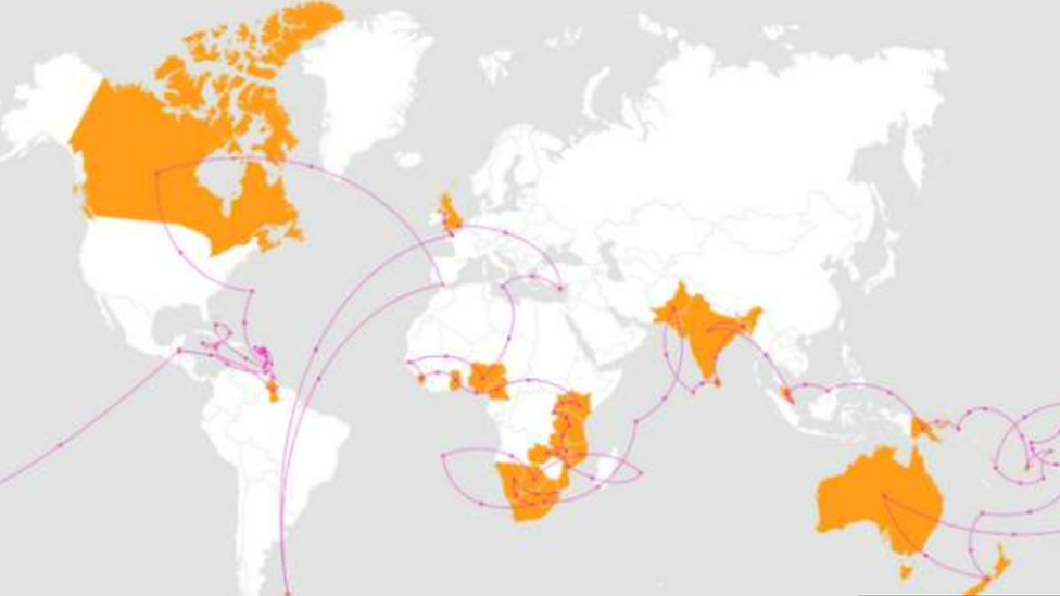 Relay map