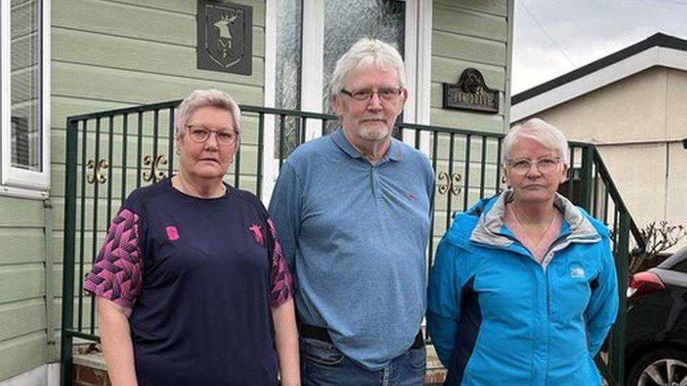 Sue, Linda and John