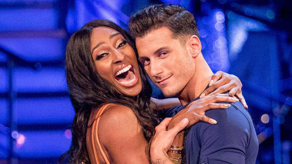 Alexandra Burke with Gorka Marquez