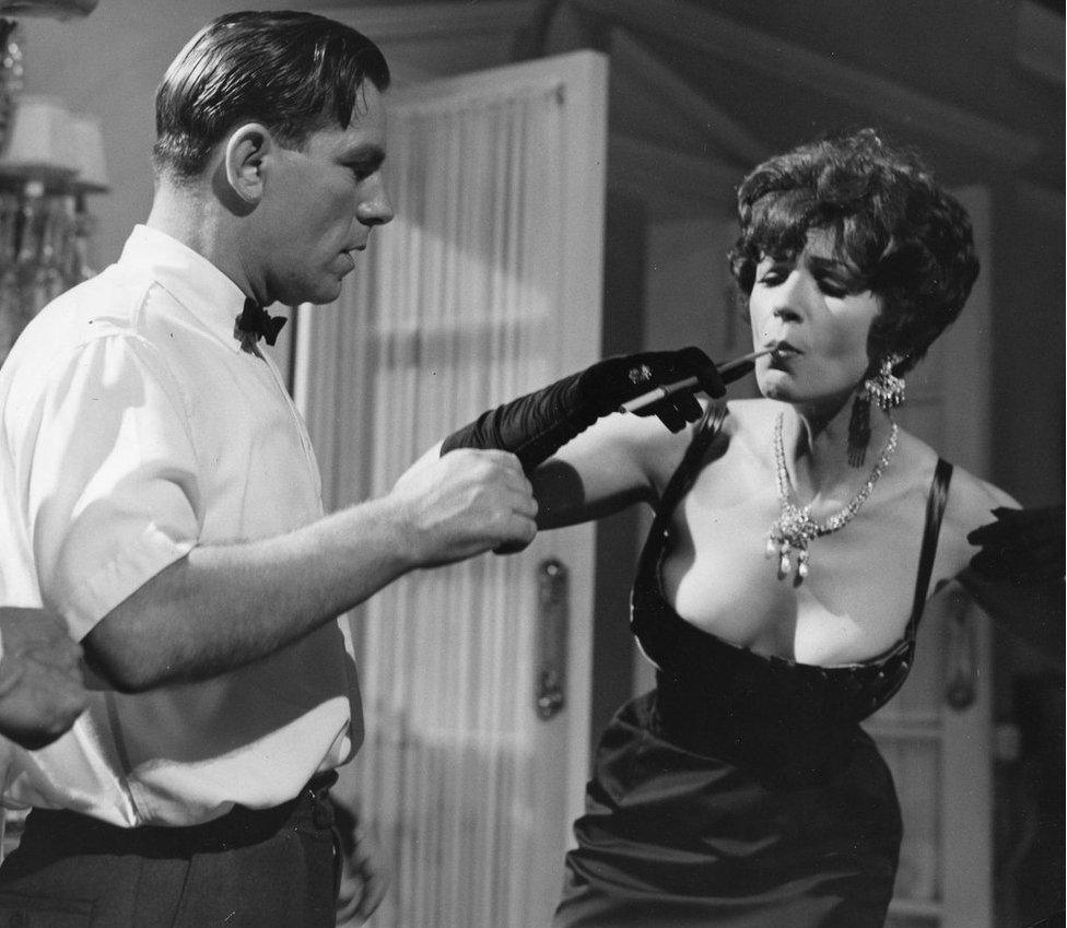 Norman Wisdom and Fenella Fielding