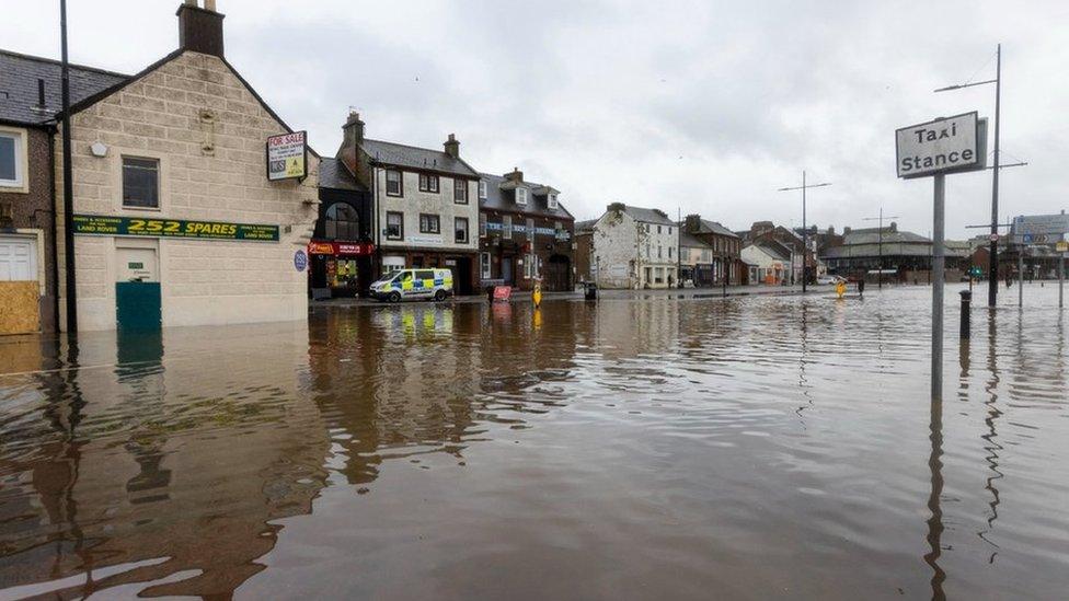 Dumfries flooding